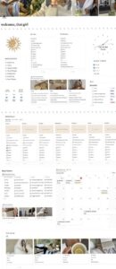 🎀 🤍 pro digital dashboard: That Girl Life Planner: Notion Homepage (9+ Pages)