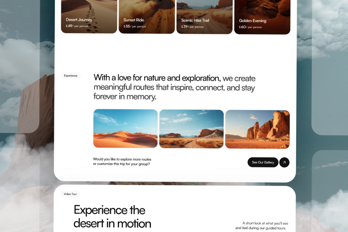 🕯️ ✨ Professional Tour Booking Layout for Planners & Designers | Framer Template | secret to staying productive