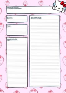 📝 📝 Recipe Card Organizer for Digital Planners & Creative Designers | romanticize your routine