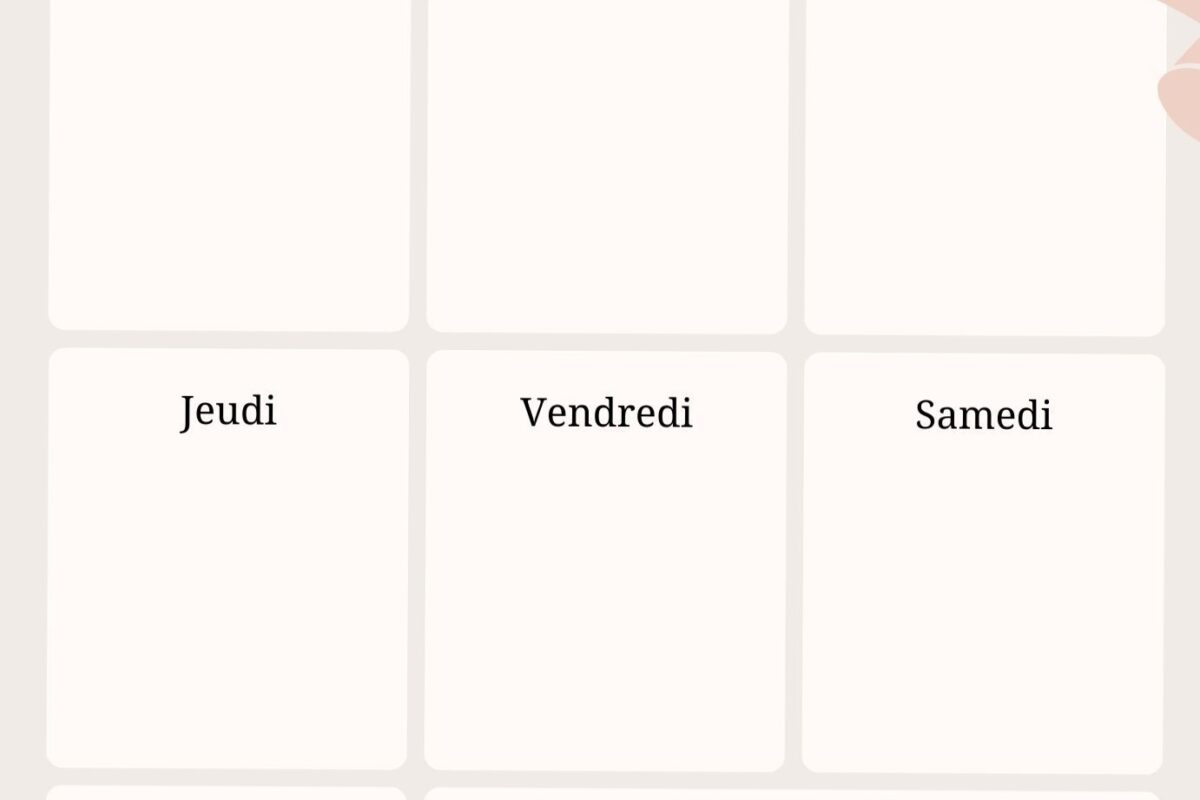 🕯️ 🤍 Rentrée: Plan Semaine Imprimable Gratuit | secret to staying productive