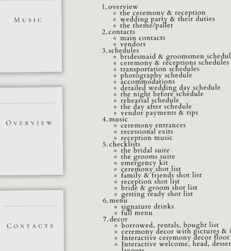 Romantic Wedding Day Binder for Dream Planning — ✨ ☁️ stay inspired all year long