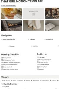 Romanticize Your Life 2024 Digital Planner Template — 🖇️ 🖇️ pro digital dashboard