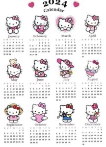 ☁️ 🕯️ romanticize your routine: 2024 Calendar Digital Design Creative Planner Assets