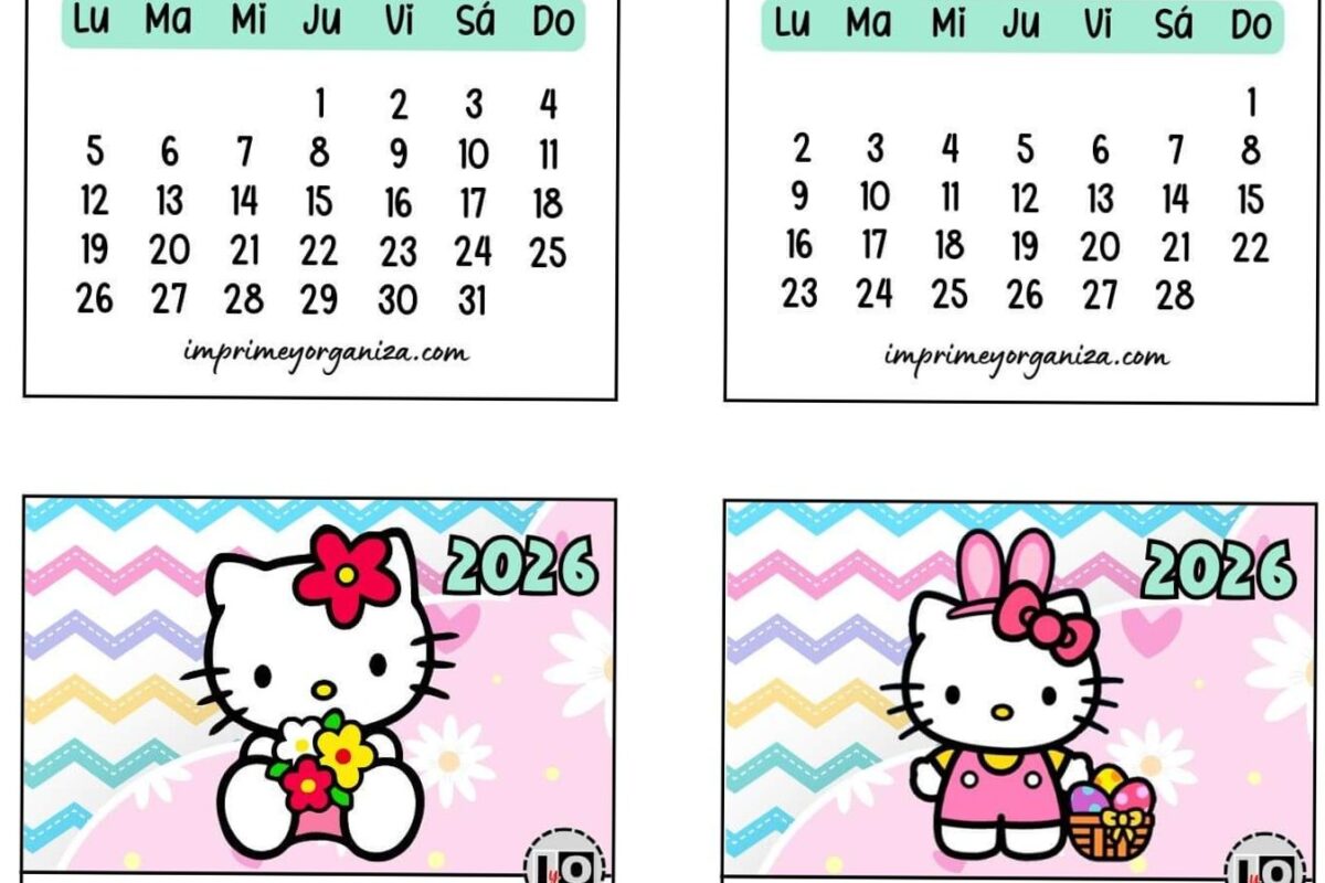 📍 🖌️ romanticize your routine: Calendarios Apilables PDF Gratis