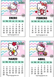 📍 🖌️ romanticize your routine: Calendarios Apilables PDF Gratis