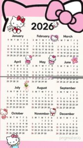 ☁️ 🌿 romanticize your routine: Calendrier Kitty — Digital Planner & Creative Assets