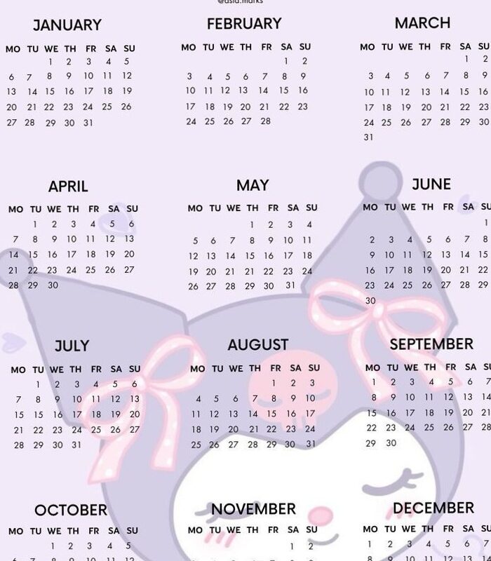 🎀 ✨ romanticize your routine: Cute Calendar 2025 Digital Design Planner Asset