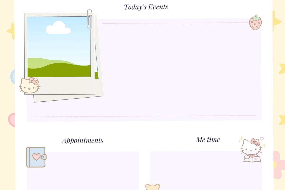 📝 📅 romanticize your routine: Hello Kitty Custom Daily Planner Design