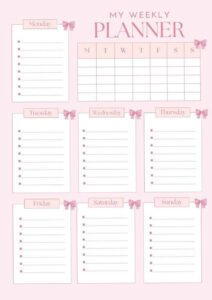 🕯️ 🌿 romanticize your routine: Morning Routine Weekly Planner – Becoming Her Ebook 1804