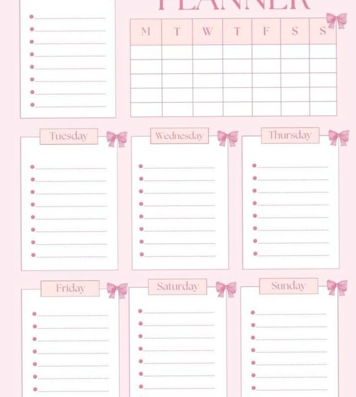 🕯️ 🌿 romanticize your routine: Morning Routine Weekly Planner – Becoming Her Ebook 1804