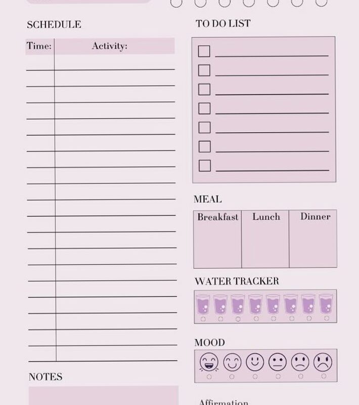 🌿 ☁️ romanticize your routine: Organize Your Life With an Inspiring Planner