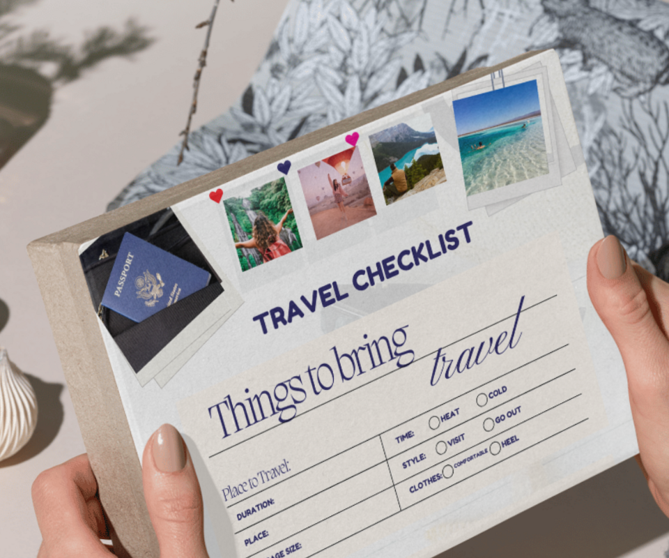 🌿 ☁️ romanticize your routine: Planificador de viajes digital e imprimible