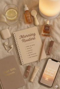 📝 📊 romanticize your routine: Slow Morning Routine Aesthetic for Digital Design & Planners