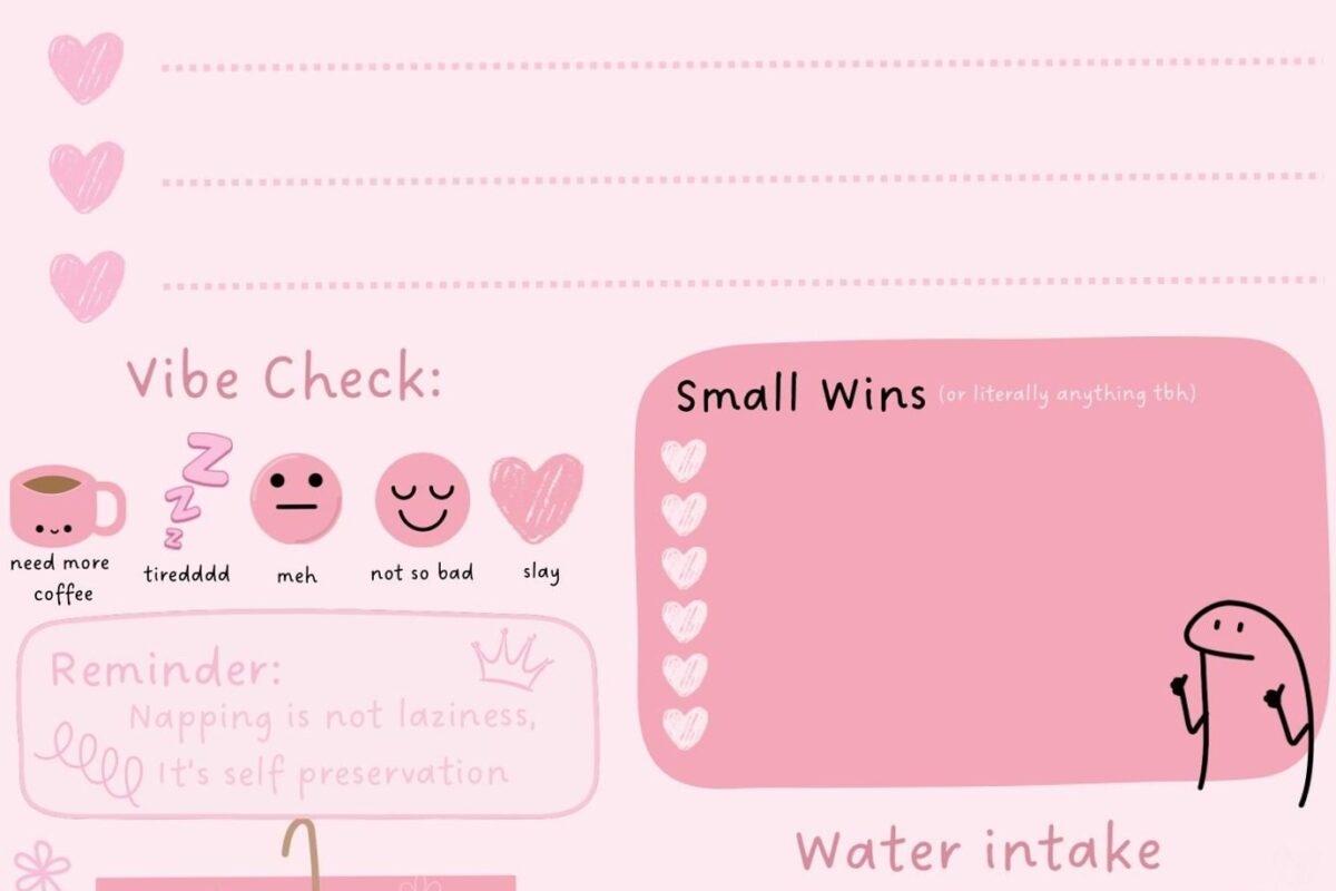 🌸 🌸 romanticize your routine: Soft Girl Daily Planner | Coquette To-Do PDF