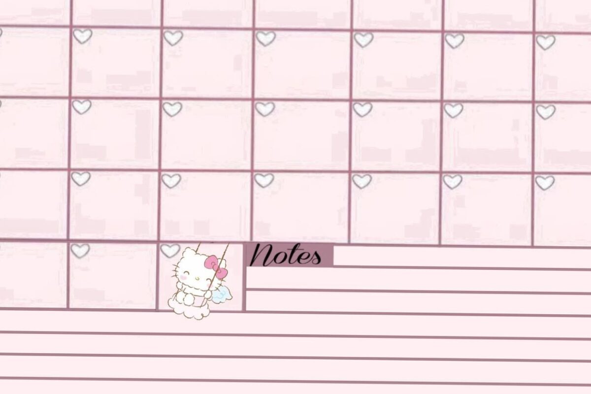 📅 🖇️ romanticize your routine: The Secret To Staying Productive And Inspired This Year With Hello Kitty Monthly Planner