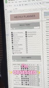📝 📝 romanticize your routine: Time Management Journal for Daily Planning & Task Tracking