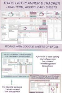🖇️ 📊 romanticize your routine: To-Do List Template | Time Management Tool | Google Sheet | WonderfulArtBoutique