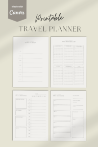 📁 📌 romanticize your routine: Ultimate Euro Trip Planner: Printable & Editable Organizer