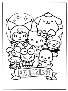 ☁️ 🤍 Sanrio Coloring Pages: 303 Free Printables PDF | romanticize your routine
