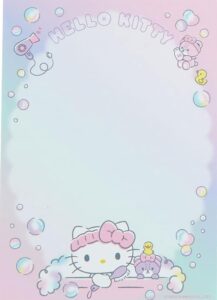 Sanrio Hello Kitty 8 Design Memo for Planners & Digital Creations — 🌈 🎨 stay inspired all year long