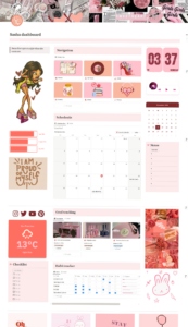 🤍 🤍 Sasha Dashboard: Organize Your Day with Bunny Boo! | game-changing digital system