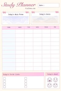 School Schedule & Planner Design | Creative Digital Planner Assets — 🤍 🤍 secret to staying productive