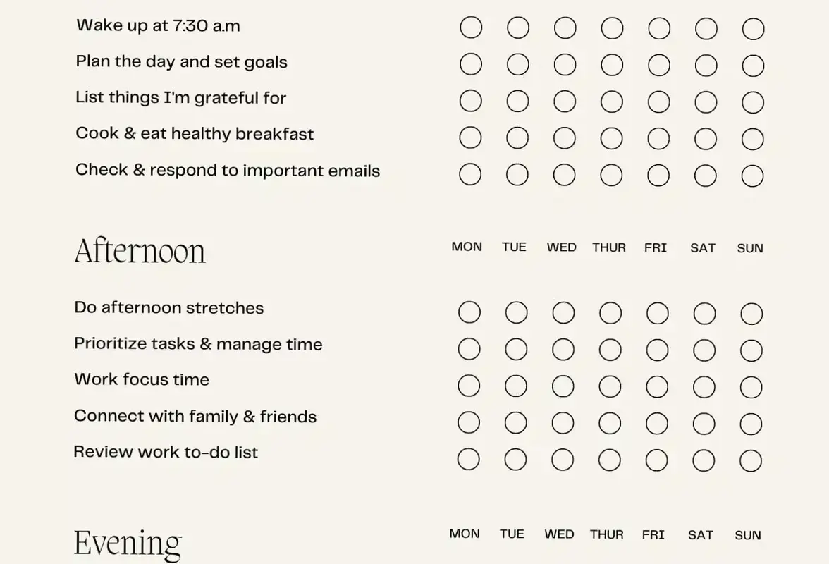 💍 🥂 seamless organization hack: Daily Glow Routines | Skincare Checklists Glow-Up Habits