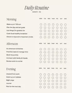 💍 🥂 seamless organization hack: Daily Glow Routines | Skincare Checklists Glow-Up Habits