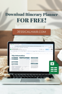 🌸 🌸 seamless organization hack: Free Travel Itinerary Planner for Google Sheets