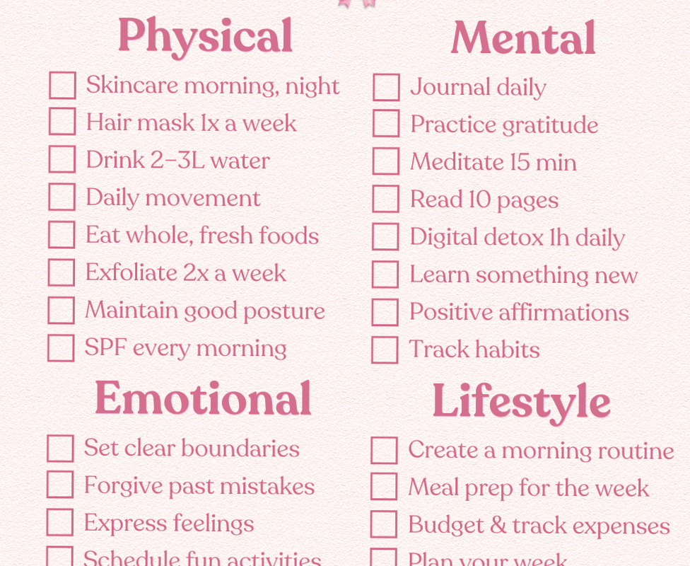 💍 💌 seamless organization hack: Glow Up Checklist – 30+ Life Transforming Ideas