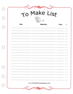 🌈 💎 secret to staying productive: Wedding Planner To Make | Digital Design & Creative Assets