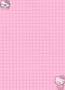 🍰 🥂 secret to staying productive: Hello Kitty 1cm Graph Paper for Design & Planning
