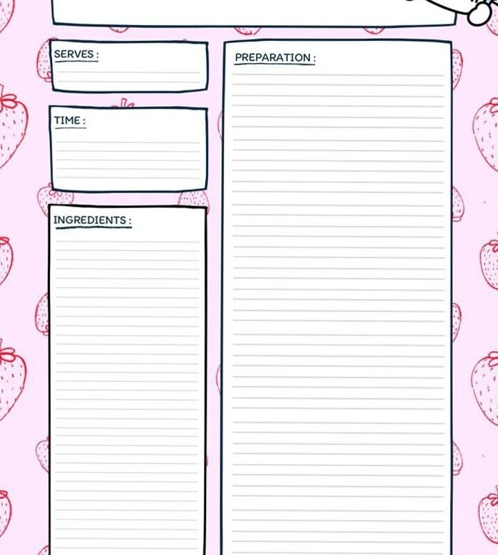 📍 🌈 secret to staying productive: Recipe Card Organizer for Digital Planners & Creative Designers