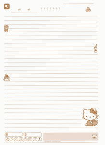 🕯️ ☁️ secret to staying productive: CADERNO NEO UNIVERSITÁRIO HELLO KITTY 80 FOLHAS