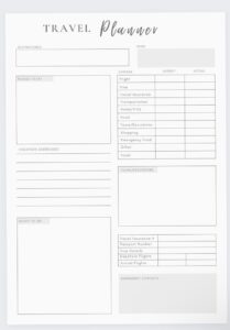 ☁️ 🕯️ secret to staying productive: Ultimate Vacation Planner: Excel Templates for Trip Organization