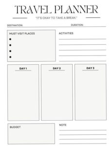 ☁️ ✨ secret to staying productive: Kleine Taschen mit Schwarz Weiß Design