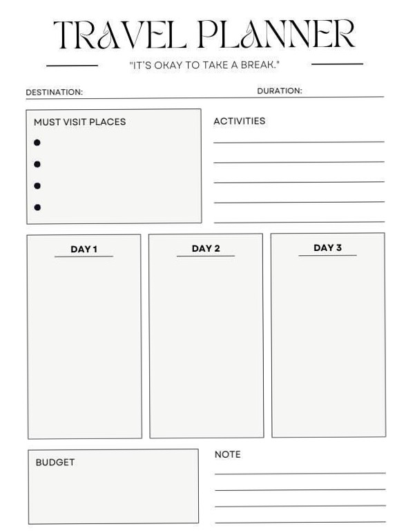 ☁️ ✨ secret to staying productive: Kleine Taschen mit Schwarz Weiß Design