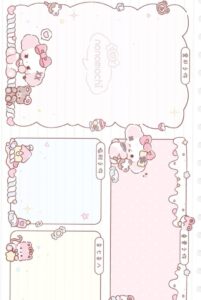 💍 🌸 secret to staying productive: Charming Cartoon Meisjes for Digital Planners & Creative Projects