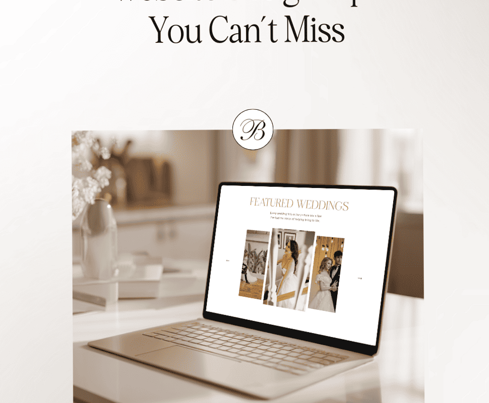 💎 🎨 secret to staying productive: Wedding Planner Website Design Essentials