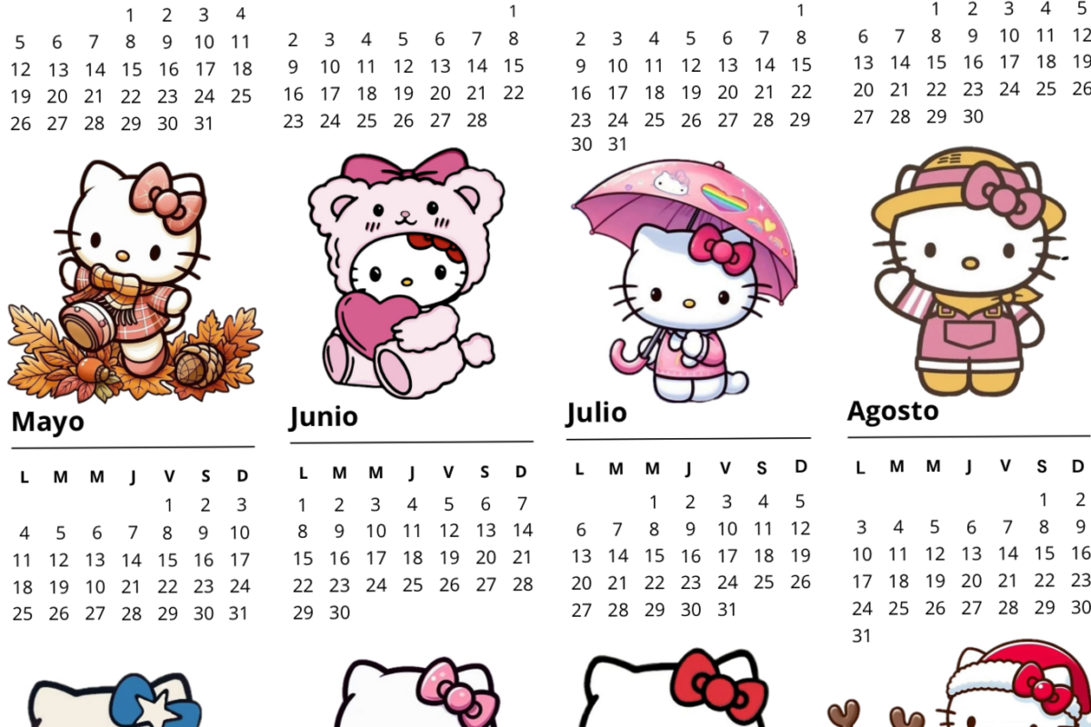 🌈 📍 secret to staying productive: Calendario Anual 2026 Hello Kitty — Diseño Creativo