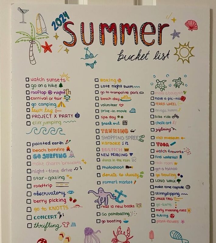 💍 🥂 secret to staying productive: Summer Bucket List for Digital Design & Creative Planners