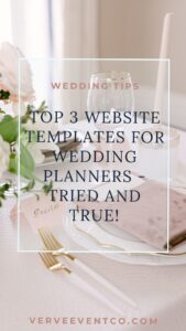☁️ ✨ secret to staying productive: Top 3 Website Templates for Wedding Planners