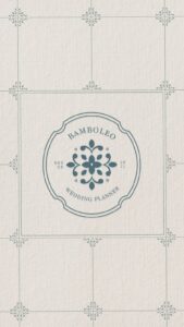 Sello distintivo con Isotipo floral · Branding Bamboleo — 📅 🖇️ secret to staying productive