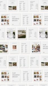 🎨 🪄 Simplified Wedding Planning: Minimalist Binder for Modern Couples | dream life manifestation