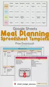 Simplify ADHD Budgeting & Meal Planning with Google Sheets Templates — 📌 📁 dream life manifestation