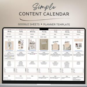 Social Media Content Calendar Planner for Efficient Scheduling — 📊 📅 secret to staying productive