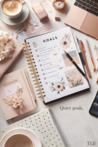 📍 🪄 Soft Goals for a Quiet Start in Digital Design | secret to staying productive