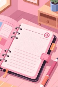 Soft Pink Aesthetic Planner Page | Flat Design Productivity — 🍰 💌 romanticize your routine