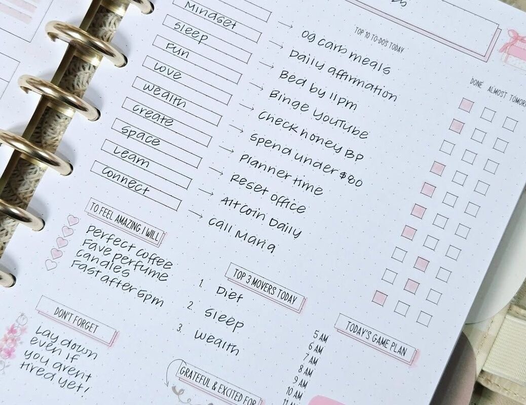 Spring Plans: Adorable Daily Planners for a Fresh Start — 🤍 ☁️ romanticize your routine