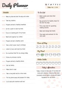 Spring Self-Care Planner Design Ideas — 🤍 ✨ secret to staying productive